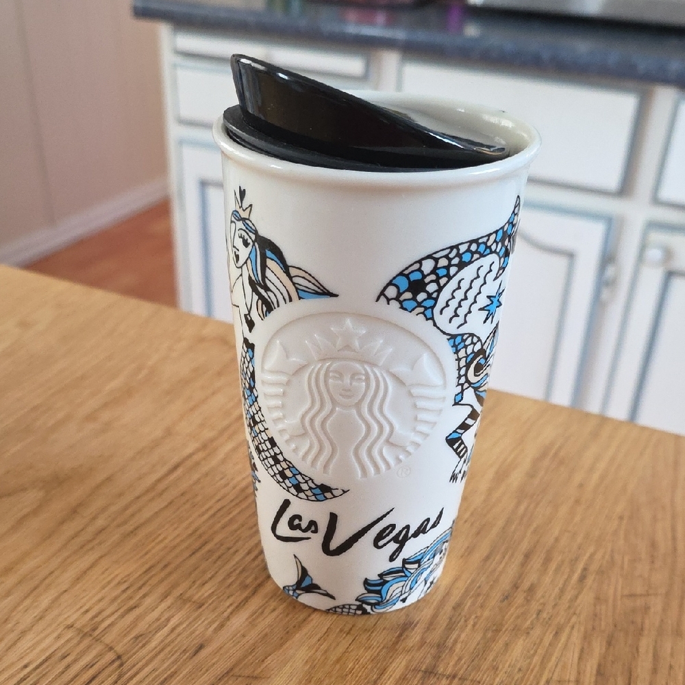 2015 STARBUCKS LAS VEGAS MERMAID MUG W/ LID